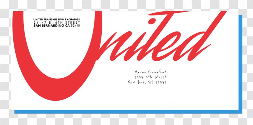 Logo Paper Brand Line Font - Red - Envelope Graphic Transparent PNG
