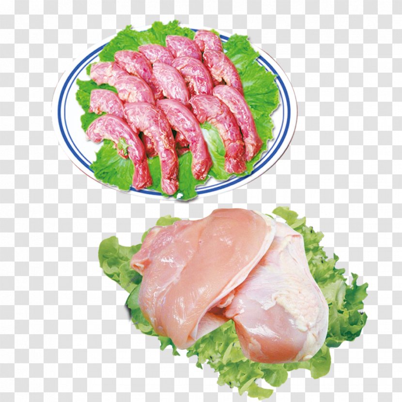 Ham Bacon Food Meat - Second Paragraph Chicken Creative Transparent PNG