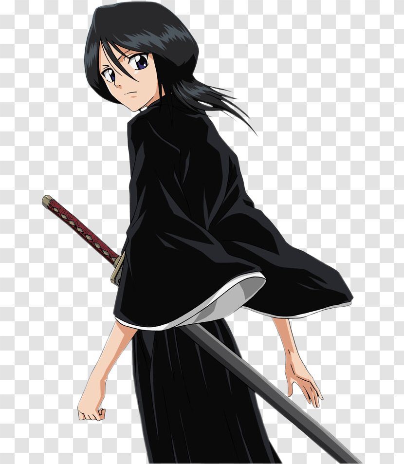 Rukia Kuchiki Byakuya Ichigo Kurosaki Renji Abarai Kenpachi Zaraki - Watercolor Transparent PNG