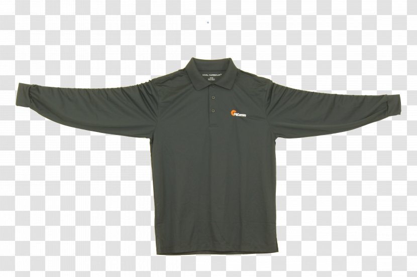 Sleeve T-shirt Jacket Outerwear Button - Black M Transparent PNG