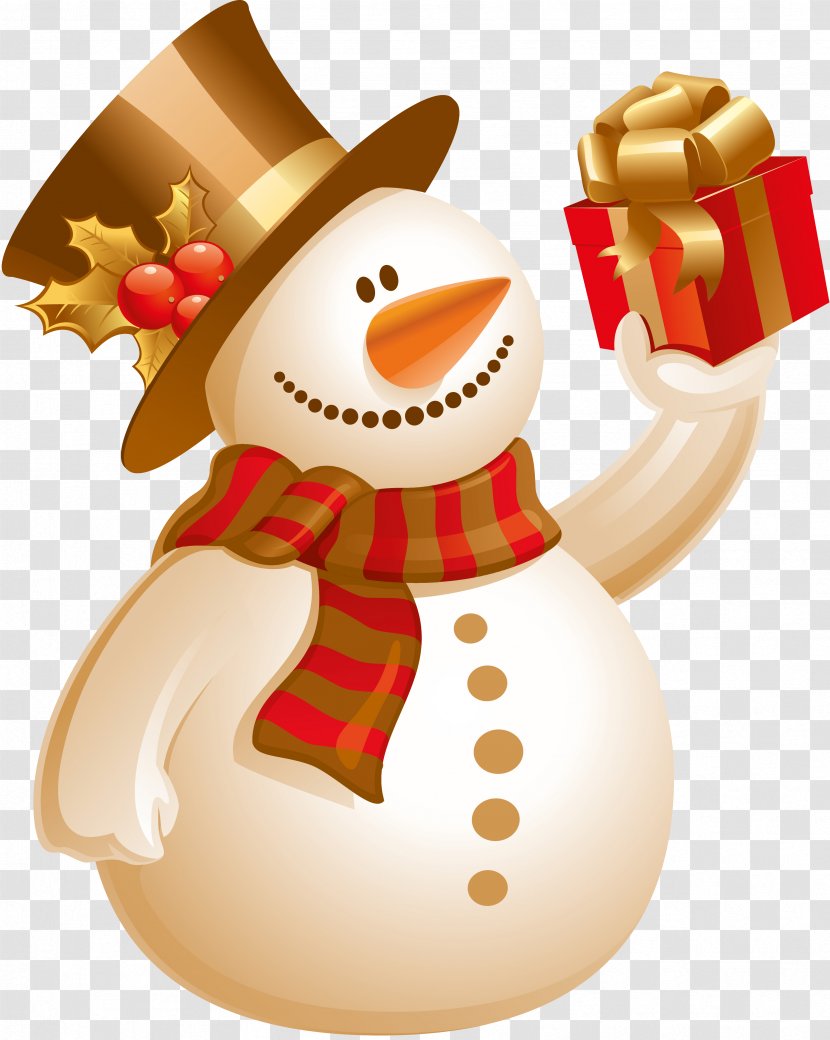 Desktop Wallpaper Christmas - Snowman Transparent PNG