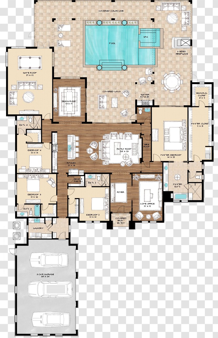 Floor Plan Maroon Fine Homes Inc House - Facade Transparent PNG