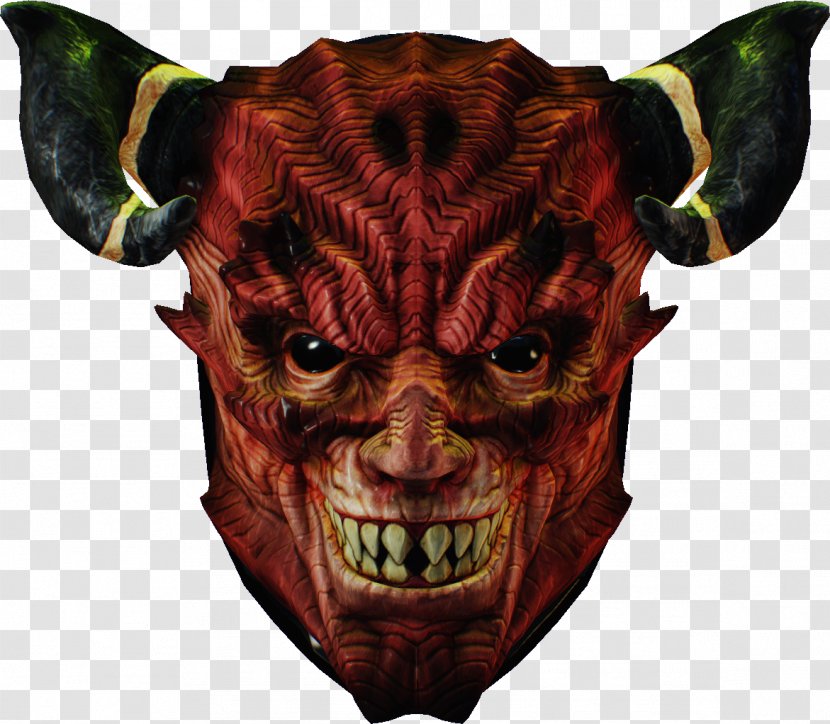 Payday 2 Payday: The Heist Mask Demon Satan - Masquerade Ball - Devil Transparent PNG