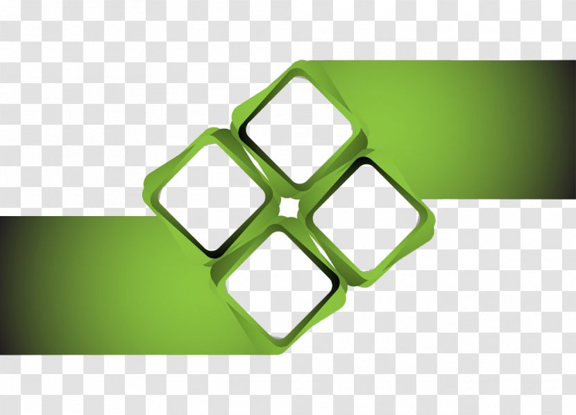 Green Fototapeta - Logo - Creative Box Transparent PNG