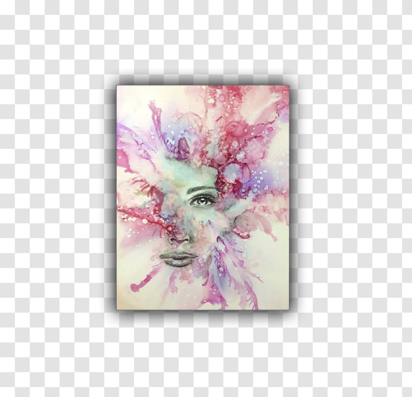 Abstract Art Painting Modern Portrait Transparent PNG