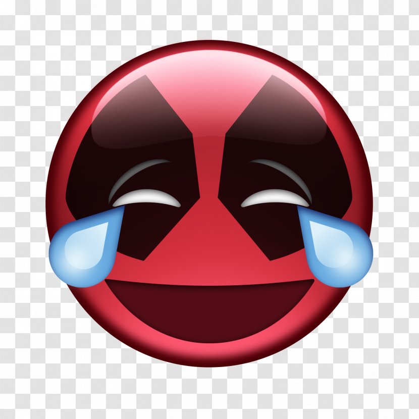 Deadpool YouTube Emoji Sticker Iron Man - Mouth Transparent PNG