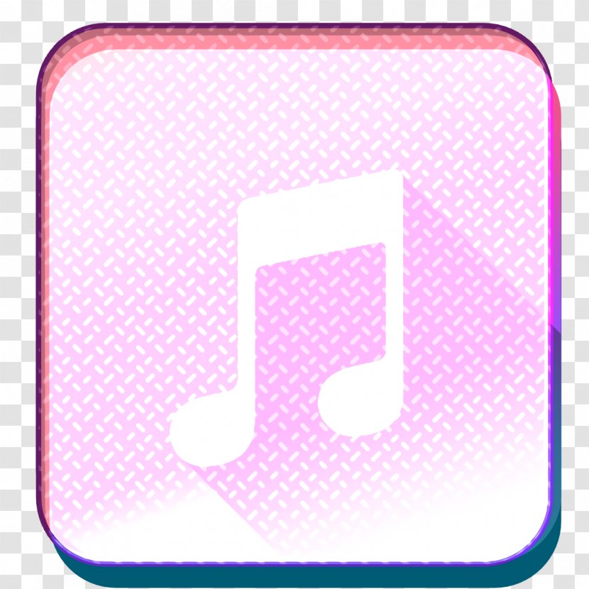 Apple Icon Music - Violet - Rectangle Symbol Transparent PNG