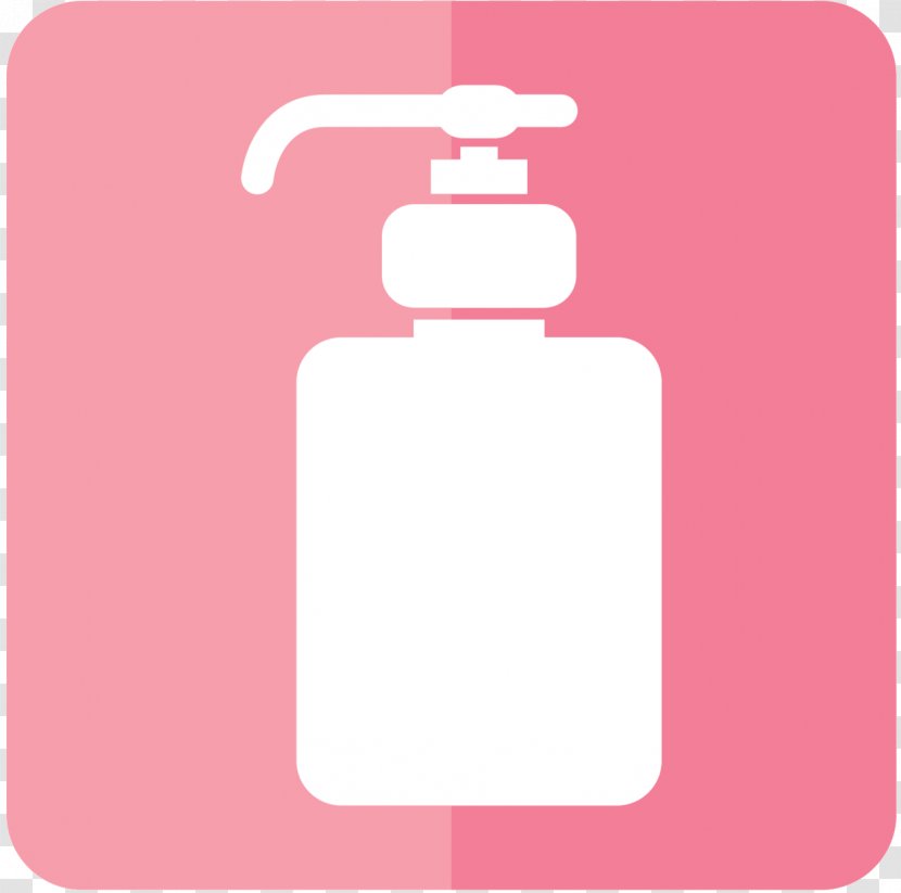 Bottle Product Design Pink M Rectangle Font Transparent PNG