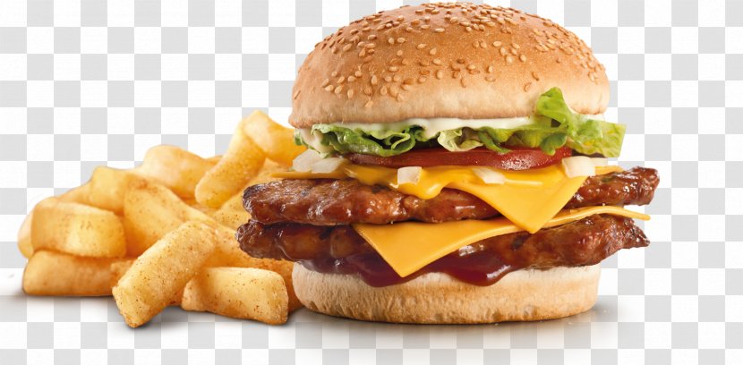 Steers Hamburger Ribs French Fries Fast Food - Patty - Burger King Transparent PNG