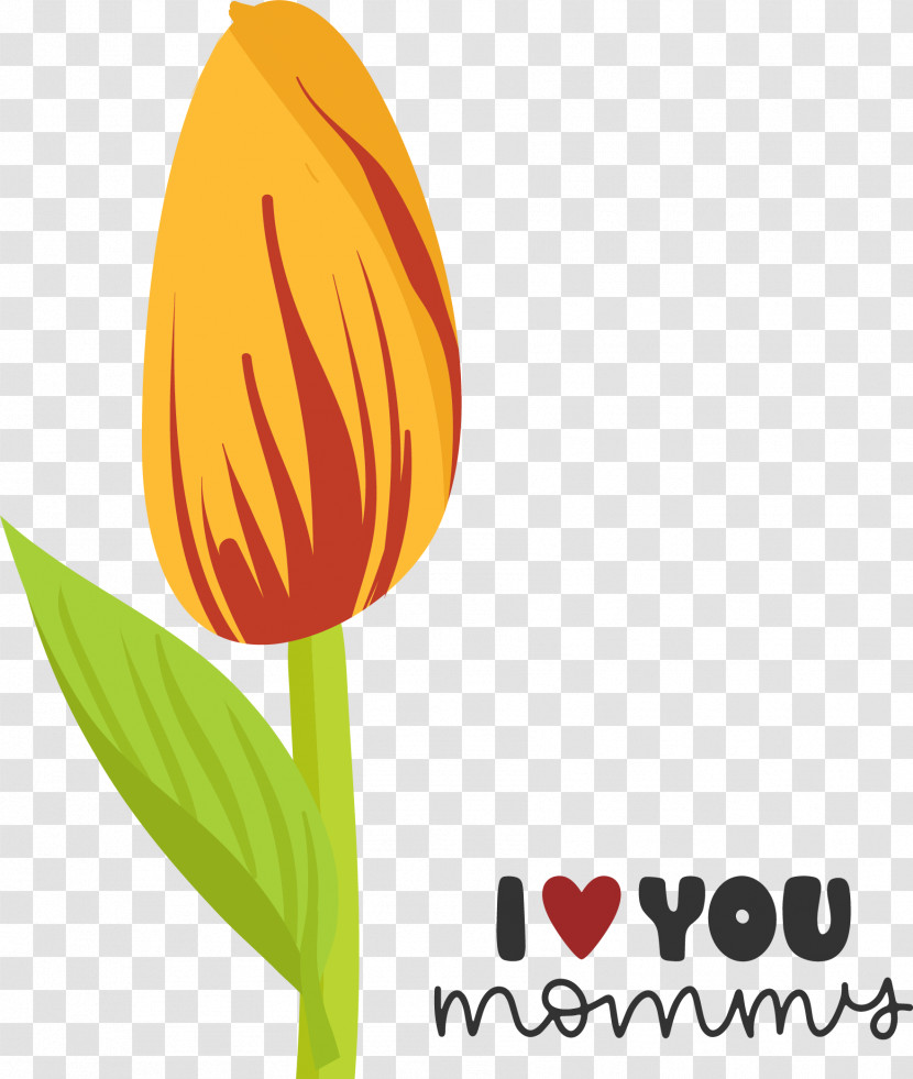 Flower Plant Stem Logo Tulip Petal Transparent PNG