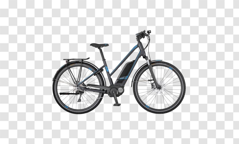 Electric Bicycle Scott Sports Cycling Hybrid - Shimano Transparent PNG