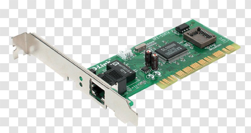 Conventional PCI Network Cards & Adapters Express Ethernet Input/output - Interface Controller - Bus Transparent PNG