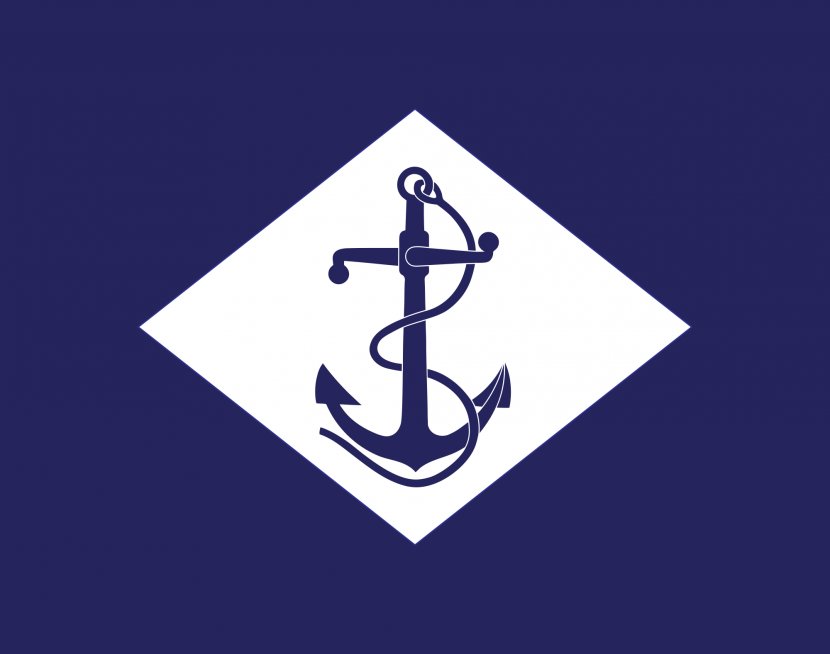 Flag Of The United States Navy Second World War Guidon - Anchor Transparent PNG