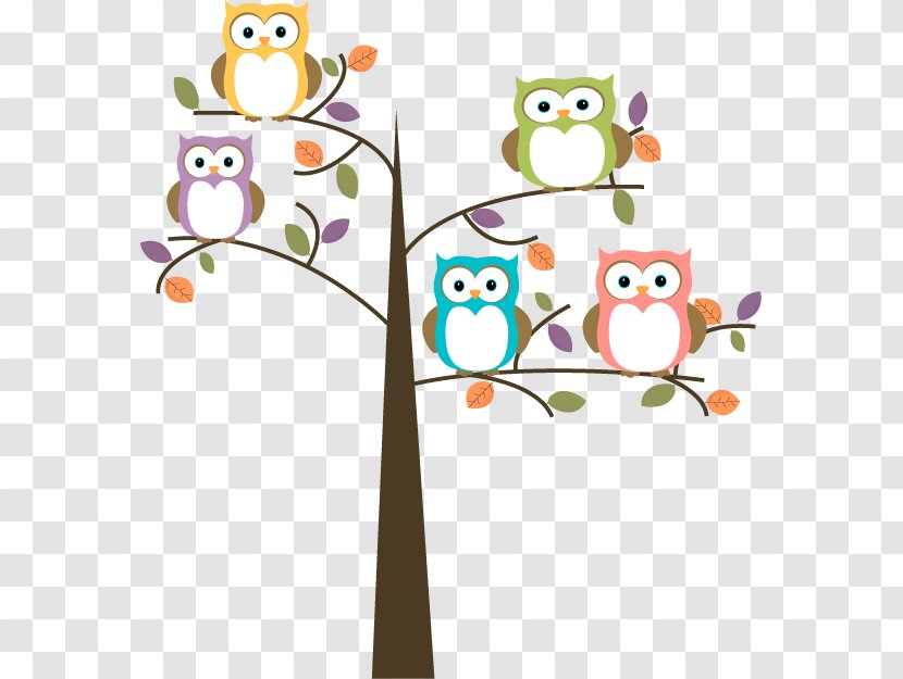 The Owl Tree Bird Cartoon Clip Art - School Cliparts Transparent PNG