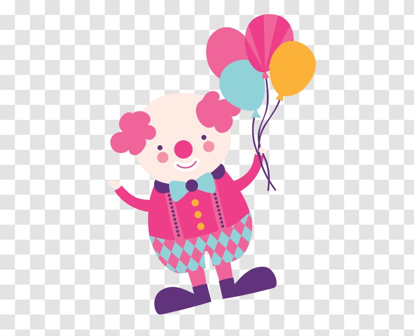 Circus Drawing Clown Clip Art - Flower - Animal Transparent PNG