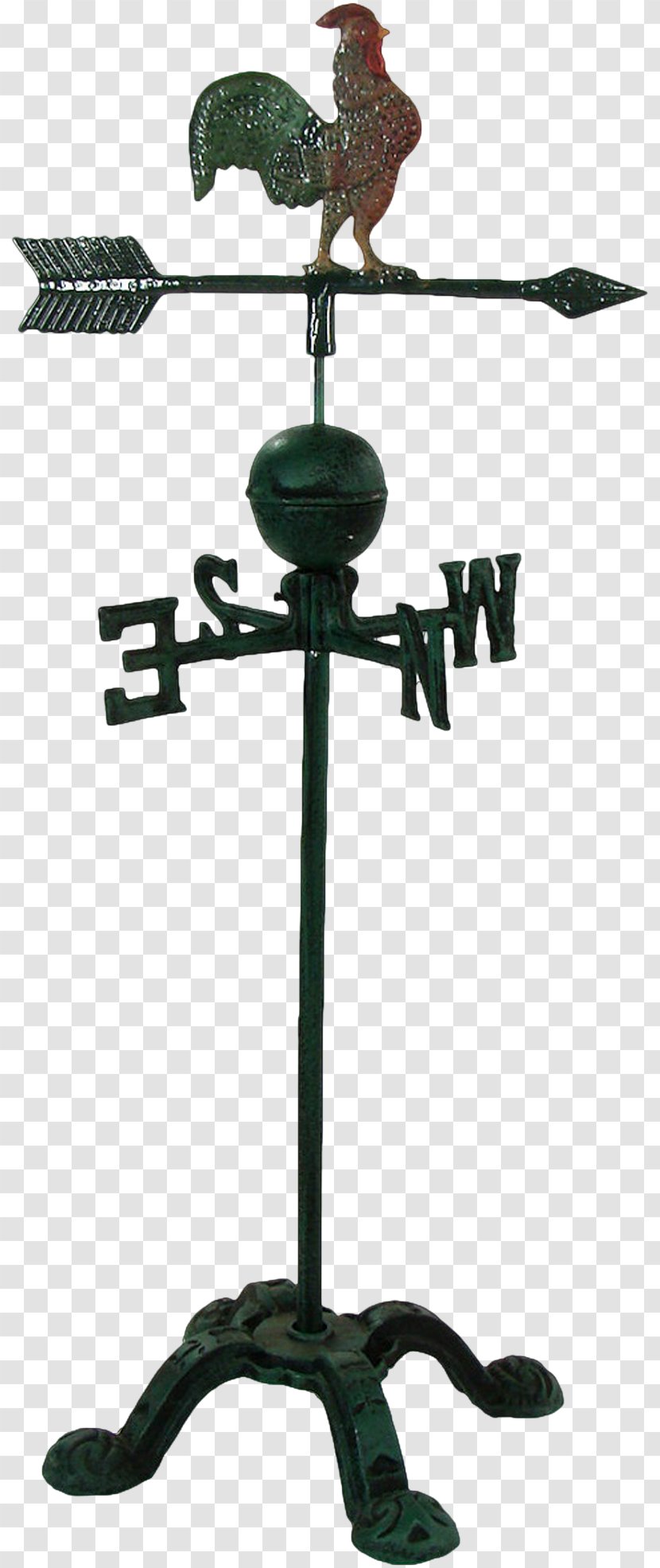 Chicken Weather Vane Jade Iron - Bird - Collection Like Transparent PNG