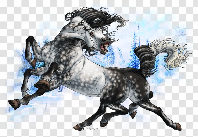 Horse Unicorn Legendary Creature Hippogriff Criatura Imaginaria - Heart Transparent PNG