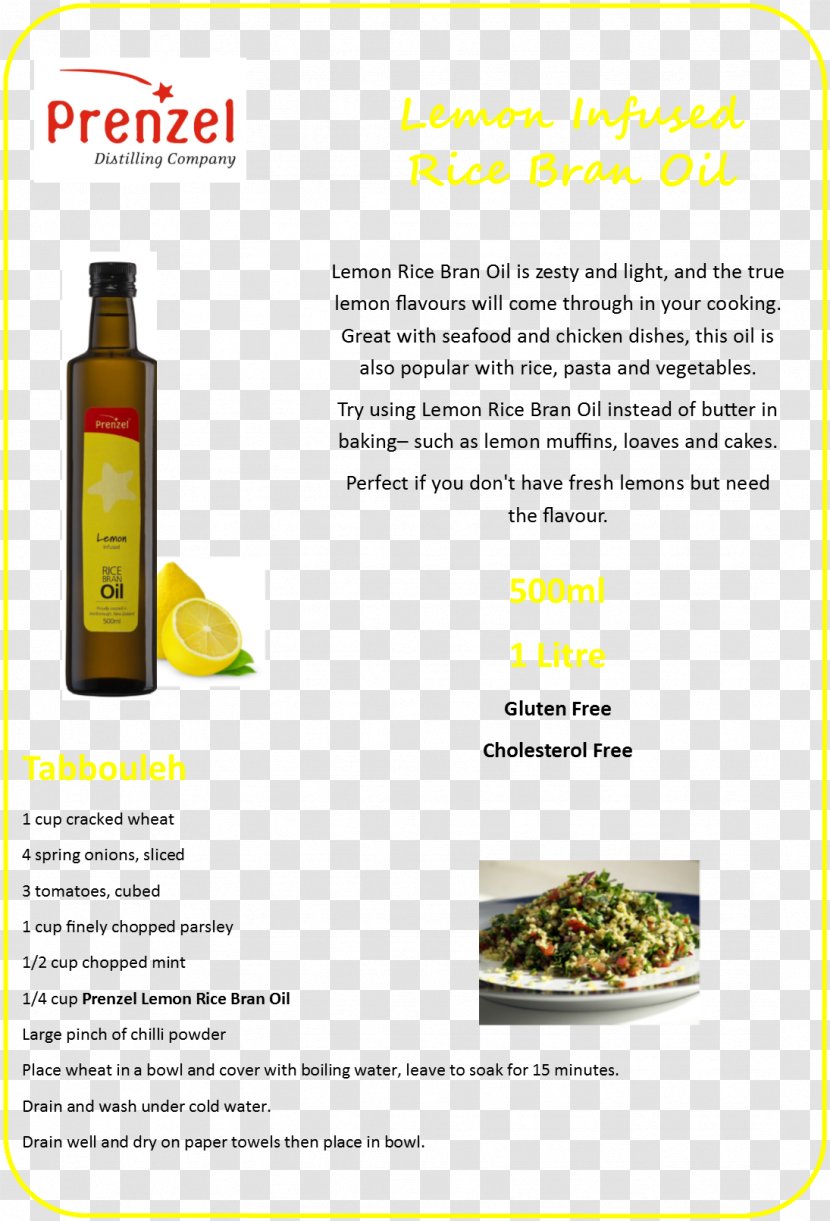 Vegetable Oil Recipe Gluten-free Diet Cookbook Cereal - Brochure Transparent PNG