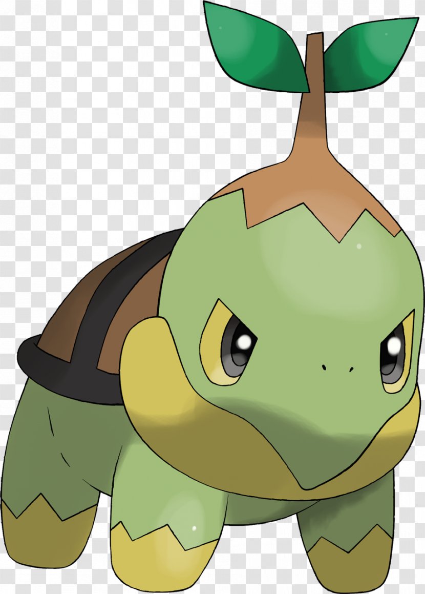 Tortoise Turtwig Drawing Grotle Clip Art - Fauna - Pokemon Transparent PNG