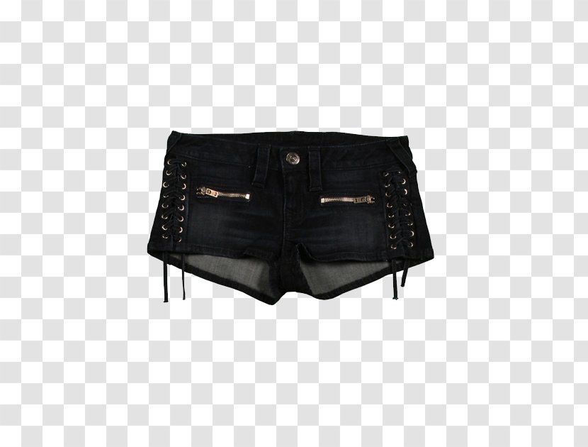 Bermuda Shorts Denim Jeans Black M - Oliver Kahn Transparent PNG