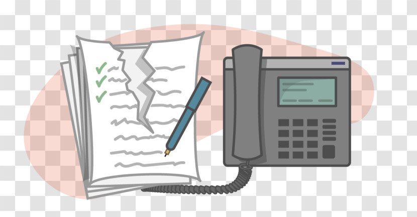 Corded Phone Technology Telephone Office Equipment Telephone Booth Transparent PNG