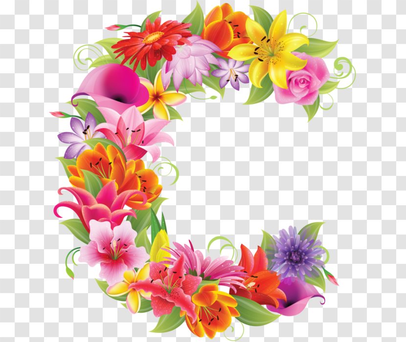Floral Design Letter C Photography - Fotolia - Alstroemeriaceae Transparent PNG