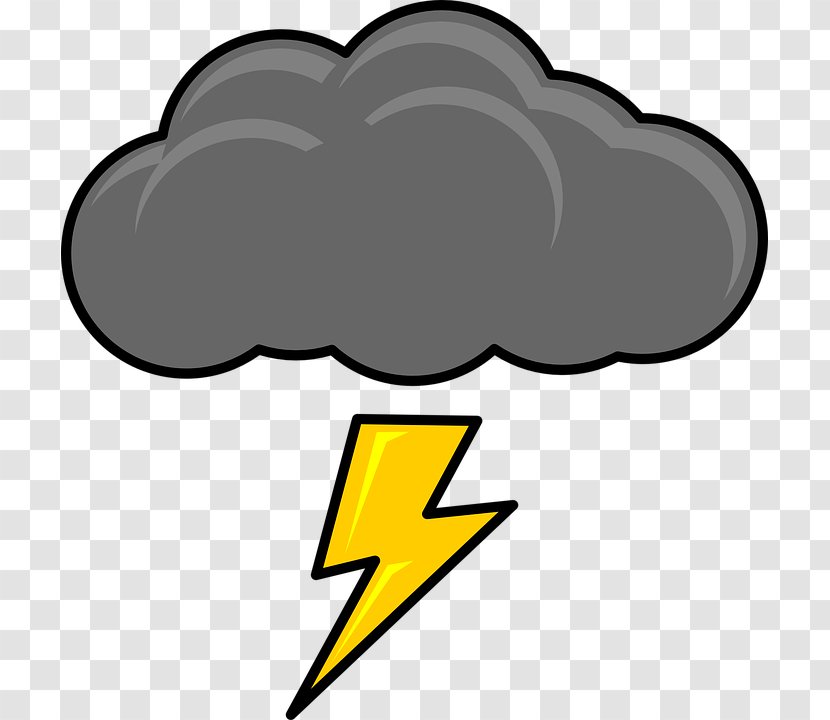 Thunderstorm Lightning Clip Art - Rain Transparent PNG