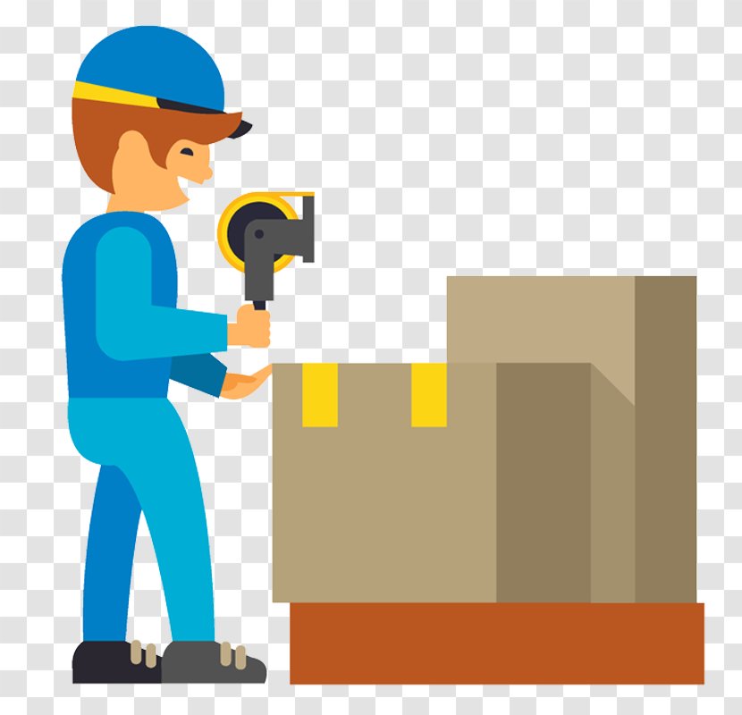Vector Graphics Clip Art Packaging And Labeling Illustration - Pallet - Construction Worker Transparent PNG