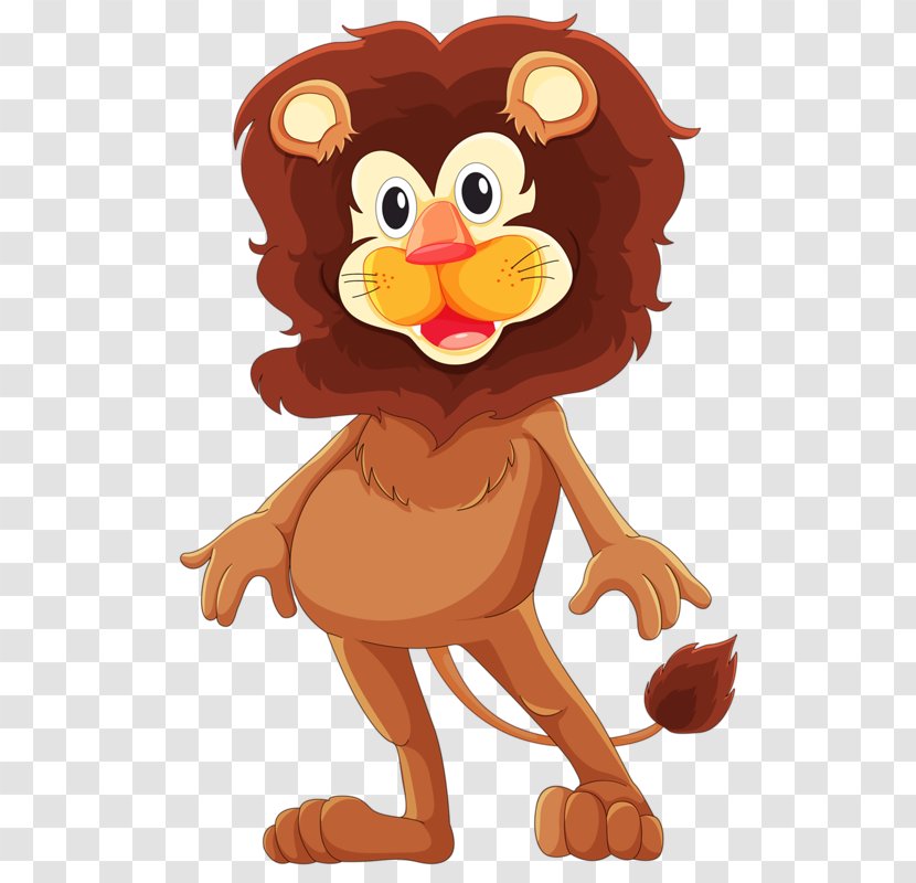 Lion Cartoon Clip Art - Cat Like Mammal Transparent PNG