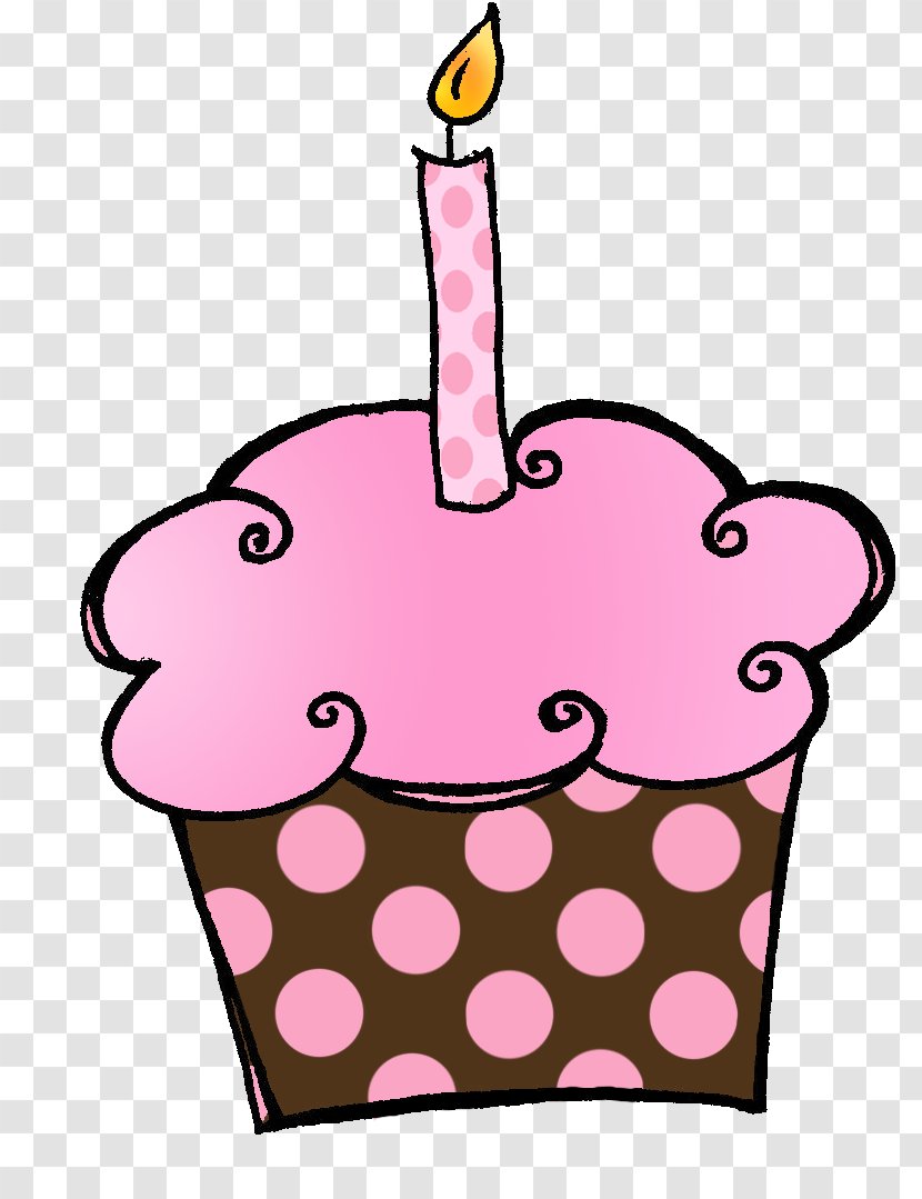 Cupcake Birthday Cake Clip Art - Greeting Note Cards Transparent PNG