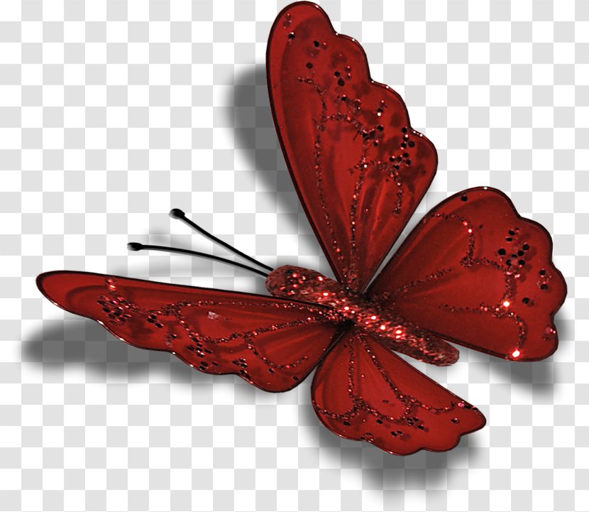 Butterfly Red Pink Clip Art - Color Transparent PNG