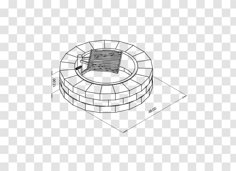 Fire Pit Ring Backyard - Drawing Transparent PNG