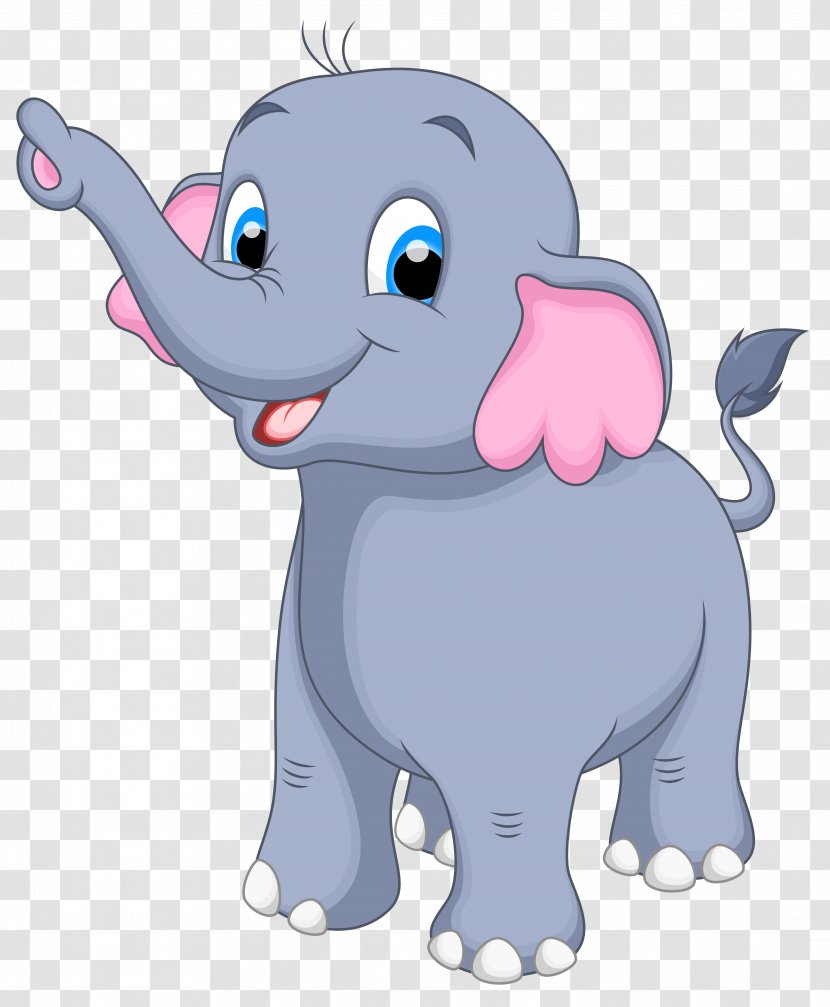 Elephant Clip Art - Indian - Little Clipart Image Transparent PNG