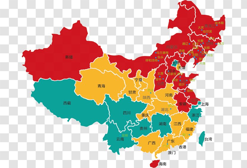 China Business Map Marketing Industry Transparent PNG