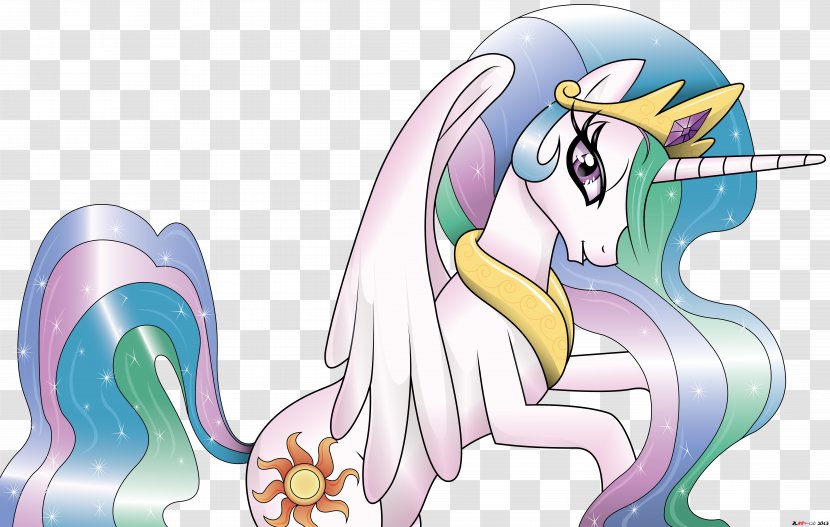 Pony DeviantArt Illustration Horse - Flower - How To Draw Princess Celestia Transparent PNG