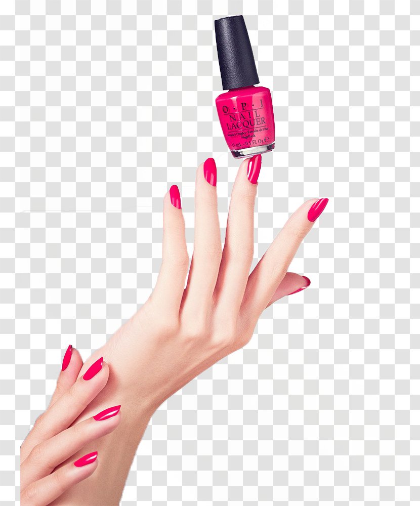 Nail Polish Manicure Art Gel Nails - Pieces Of Red Transparent PNG