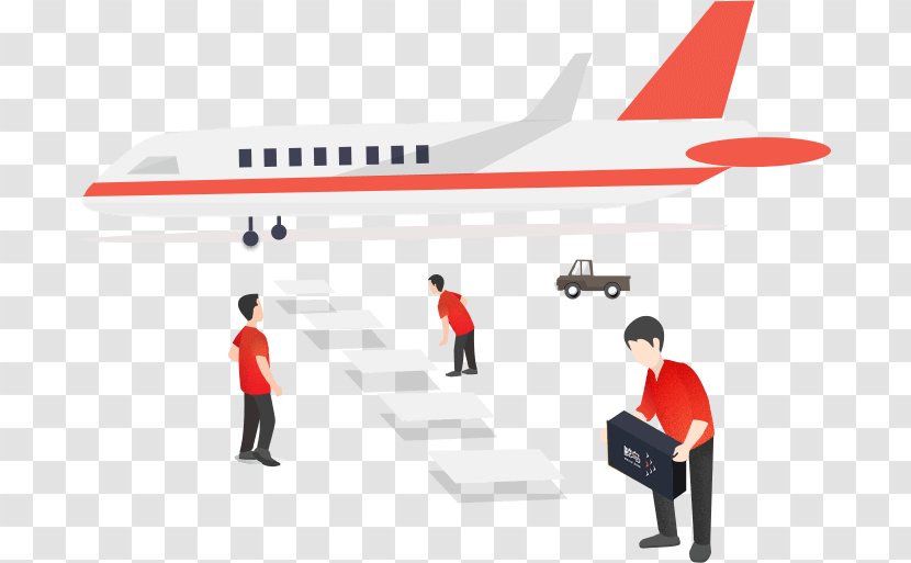 Narrow-body Aircraft Courier Air Travel Logistics - Airline - Business Jet Transparent PNG