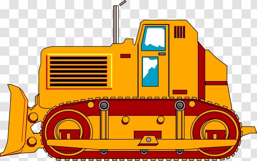 Caterpillar D9 Heavy Machinery Bulldozer Clip Art Transparent PNG