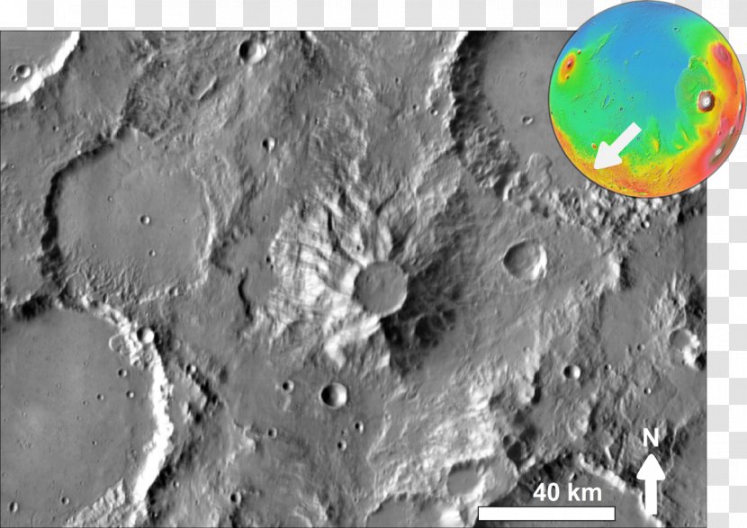 Crater Lake Impact Mandora Volcanic Mars - Volcano Transparent PNG