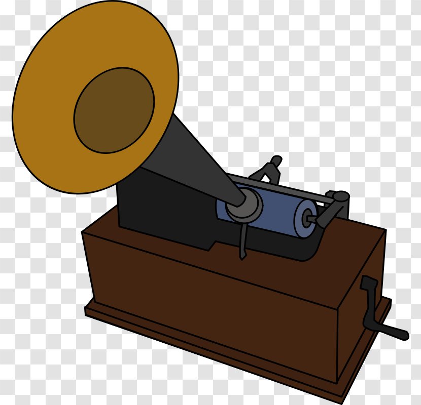 Phonograph Cylinder Record Clip Art - Tree - Cliparts Transparent PNG