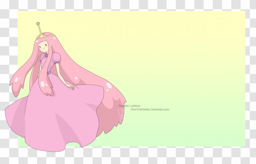 Cartoon Pink M Character Finger - Frame - Princess Bubblegum Transparent PNG