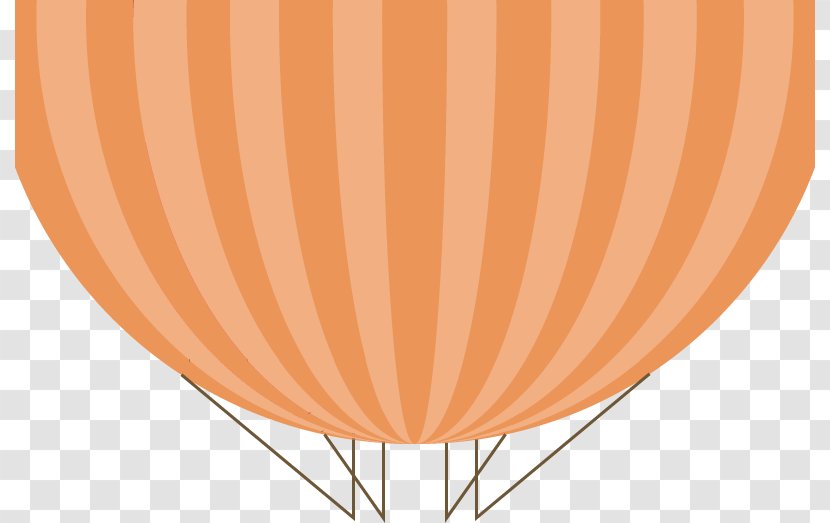 Hot Air Balloon Graphic Artist Design - Peach Transparent PNG