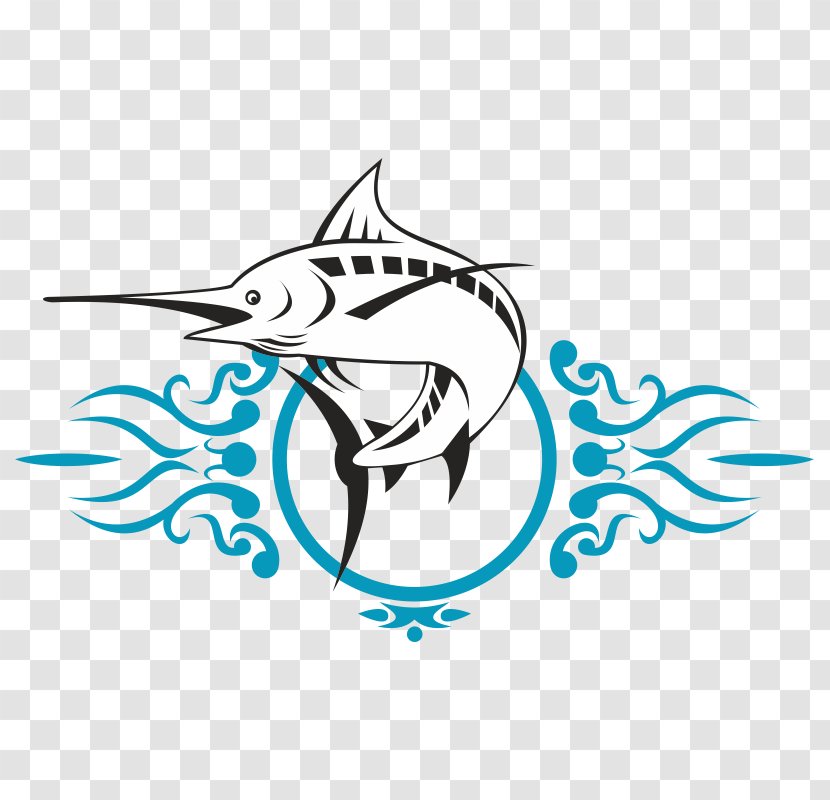 Marlin Fishing Atlantic Blue Royalty-free Clip Art - Wing - Logo Transparent PNG