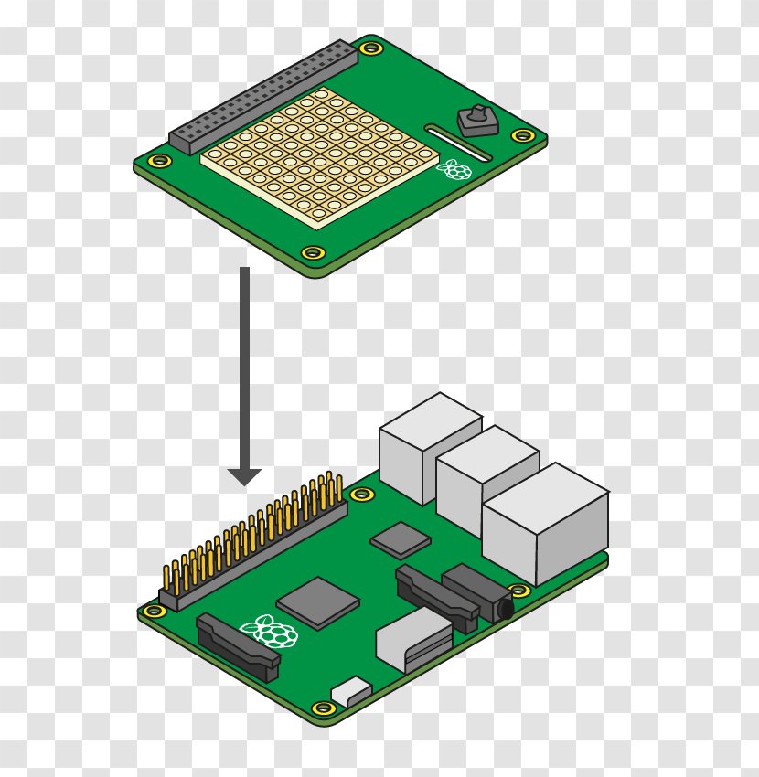 Microcontroller Raspberry Pi 3 Hat Electronics Transparent PNG