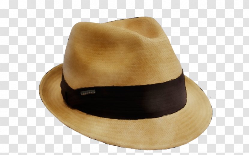 Cowboy Hat - Beige - Fur Cap Transparent PNG