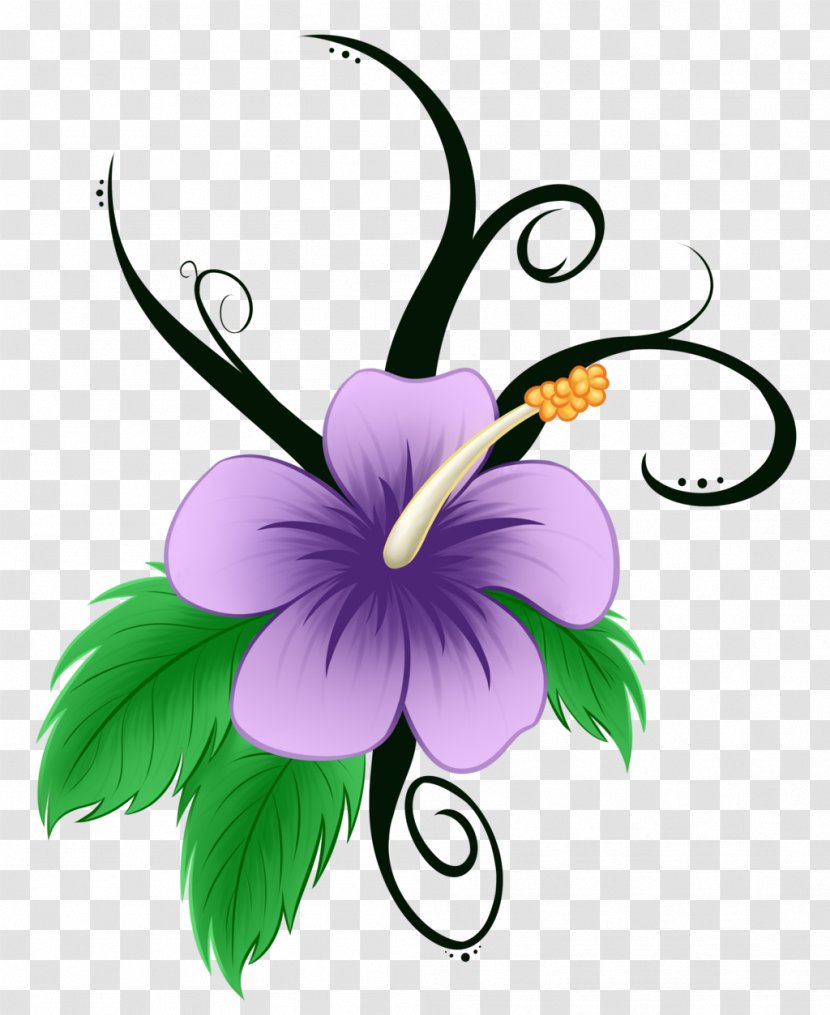 Hawaiian Drawing Clip Art - Invertebrate - Hawaii Flower Transparent PNG