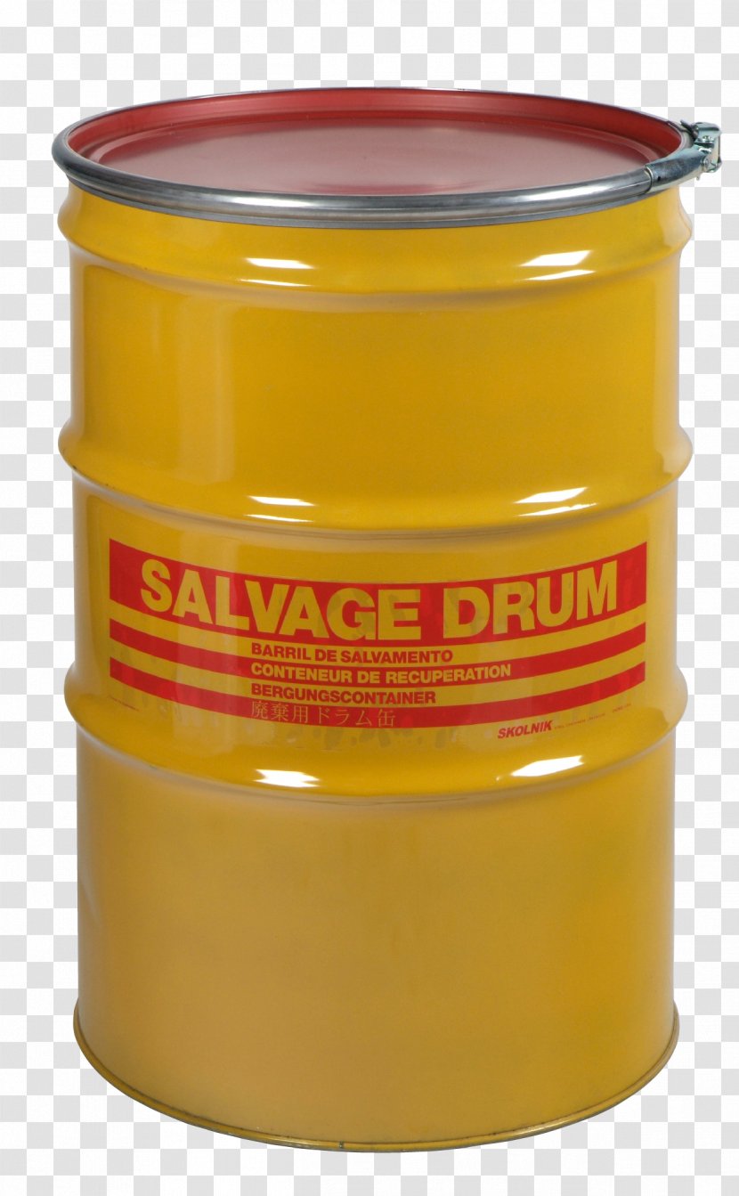 Salvage Drum Packaging And Labeling Shipping Container - Junk Label Transparent PNG