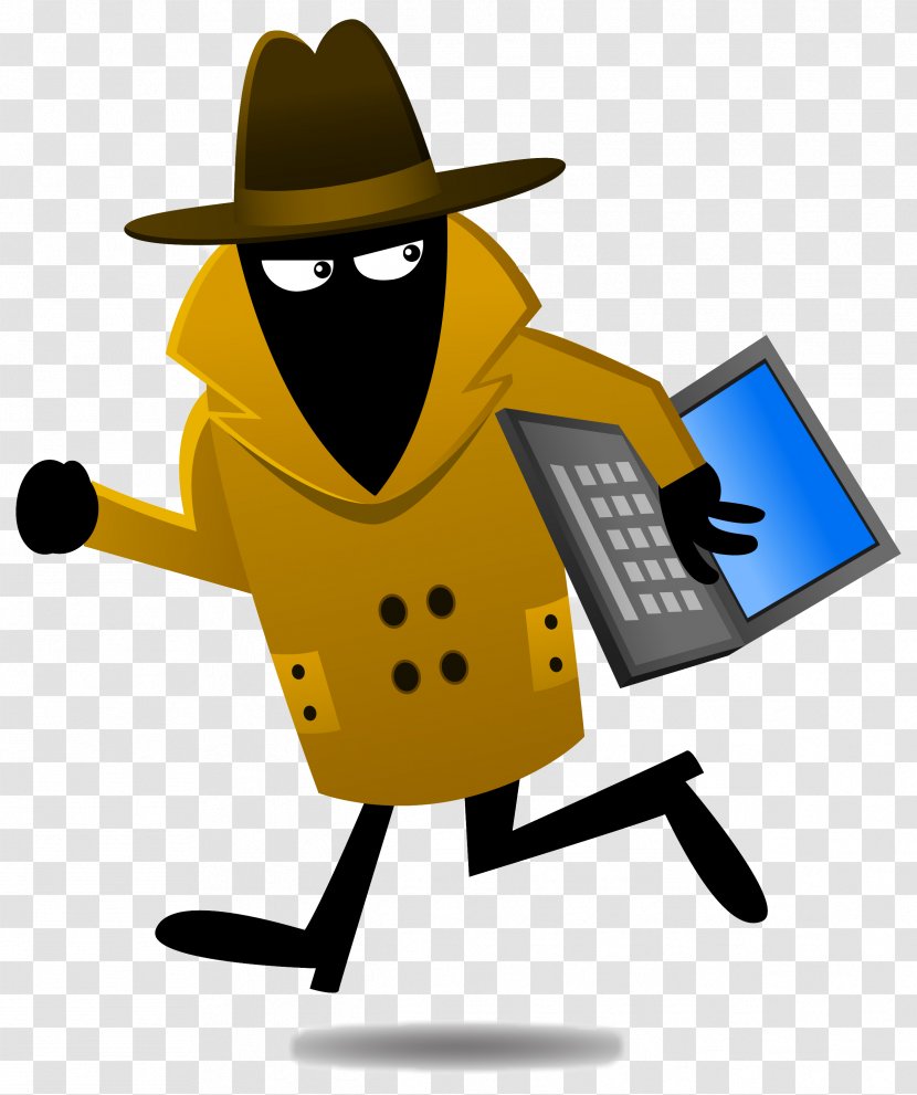 Identity Theft Data Breach Laptop Crime - Staff Member Transparent PNG