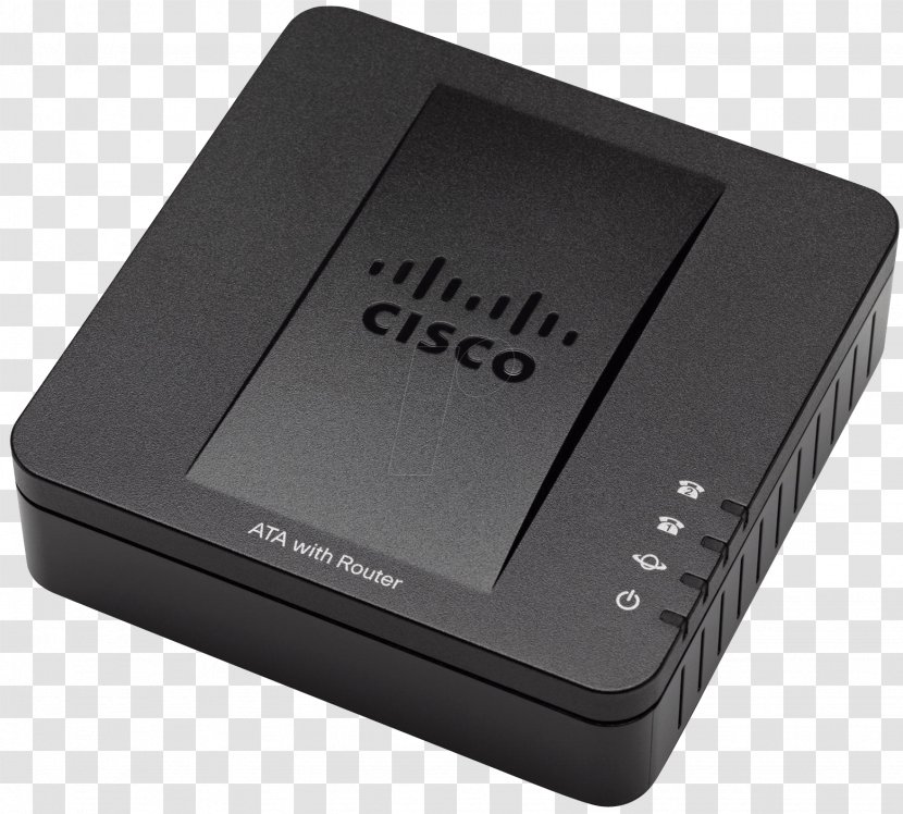 Cisco Small Business SPA122 Analog Telephone Adapter Voice Over IP VoIP Phone - Signal Transparent PNG