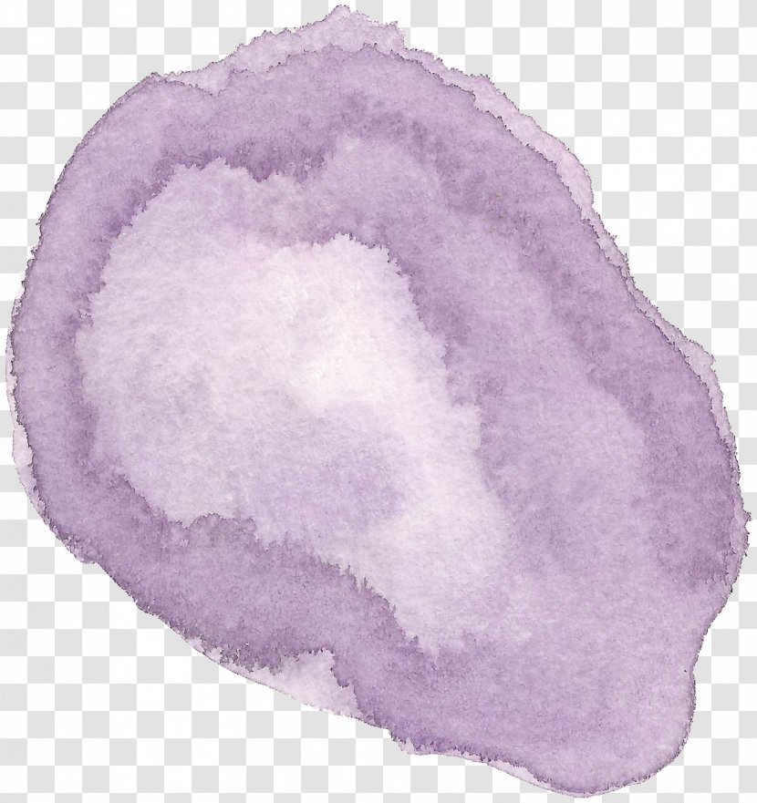 Purple Violet Lilac Lavender - Watercolor Bunny Transparent PNG